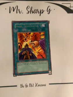 DARK DESIGNATOR - PGD-079 ENGLISH Yu-Gi-Oh! CARD GAME KONAMI RARE - Image 2