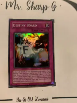 DESTINY BOARD - RP02-EN045 ENGLISH Yu-Gi-Oh! CARD SUPER RARE HOLO KONAMI TCG OCG - Image 2