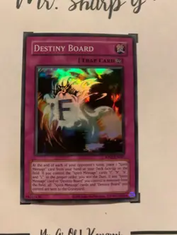 DESTINY BOARD - RP02-EN045 ENGLISH Yu-Gi-Oh! CARD SUPER RARE HOLO KONAMI TCG OCG - Image 3