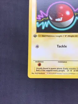 Pokemon Cards: Base Set 1st Edition Common: Voltorb 67/102 - Image 5