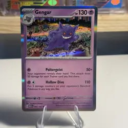 Pokemon Gengar TCG Holo Card 94/165 Scarlet & Violet 151 NM - Image 1