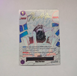 Gear Two (Alt Art) OP11-080 English A Fist of Divine Speed - One Piece Card - NM - Image 1