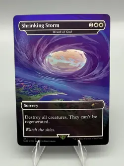 Shrinking Storm - Wrath of God -Foil Near Mint MTG Secret Lair - Image 1