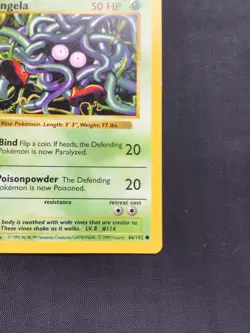 Pokemon Cards: Base Set 1st Edition Common: Tangela 66/102 - Image 4