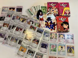 Sailor Moon Collectible Card Game Multiple Decks DART 2000 Vintage & Mars Doll - Image 2