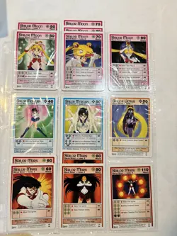Sailor Moon Collectible Card Game Multiple Decks DART 2000 Vintage & Mars Doll - Image 3