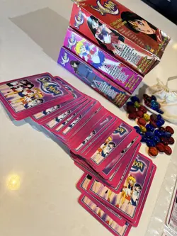 Sailor Moon Collectible Card Game Multiple Decks DART 2000 Vintage & Mars Doll - Image 4