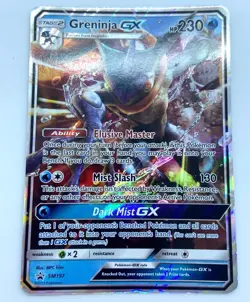 Pokemon TCG Greninja GX Detective Pikachu SM197 Promo Card - Image 1