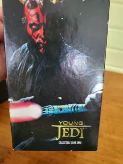 Star Wars Young Jedi Menace of Darth Maul CCG Collectors Box with Cards LOT T7 - Image 3