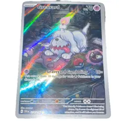 Greavard 247/198 Holo Rare 70 HP GIDORA Pokemon Card WARNING slight wear on side - Image 1
