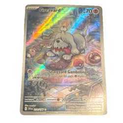 Greavard 247/198 Holo Rare 70 HP GIDORA Pokemon Card WARNING slight wear on side - Image 2