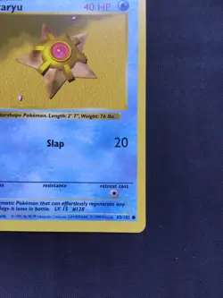 Pokemon Cards: Base Set 1st Edition Common: Staryu 65/102 - Image 4