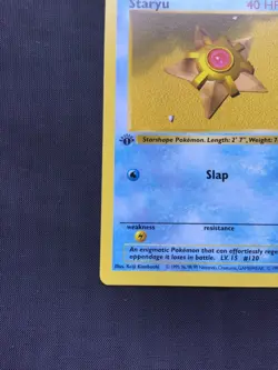 Pokemon Cards: Base Set 1st Edition Common: Staryu 65/102 - Image 5