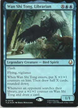 MTG: Avatar: The Last Airbender: Foil Wan Shi Tong, Librarian: LP Condition - Image 1