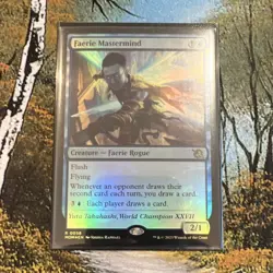 Magic: The Gathering Faerie Mastermind Creature March of the Machine Rare Foil - Image 1