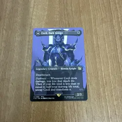 Cecil, Dark Knight - Borderless Rare - MTG Final Fantasy - 0380 NM - Image 1