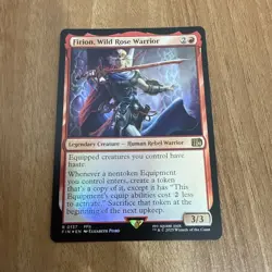 MTG Firion, Wild Rose Warrior Final Fantasy Foil #0137 - Image 1