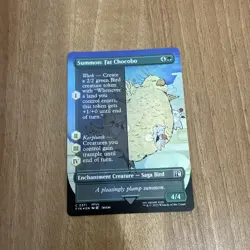 MTG FOIL Summon: Fat Chocobo (Full Art ) English - Image 2