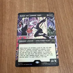Black Cat, Cunning Thief - MTG Spider-man - 0222 - FOIL - Borderless - NM/M - Image 2