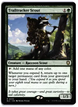 Trailtracker Scout NM BLC Commander: Bloomburrow MTG - Image 1