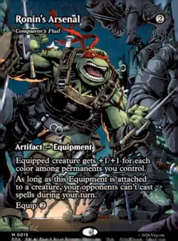 Magic the Gathering MTG - Turtles TMNT Eternal Legal - Ronin's Arsenal MYTHIC 15 - Image 1