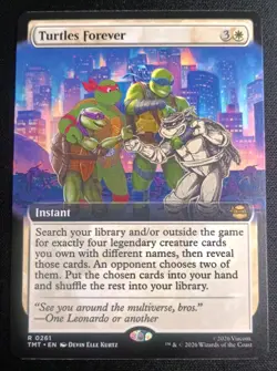 MTG TMNT - Turtles Forever - Extended Art Rare - Image 1
