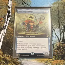 Magic: The Gathering Pollywog Prodigy Creature Bloomburrow Blue - Image 1