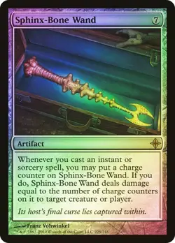Rise of the Eldrazi MTG Foil Sphinx-Bone Wand Magic - Image 1