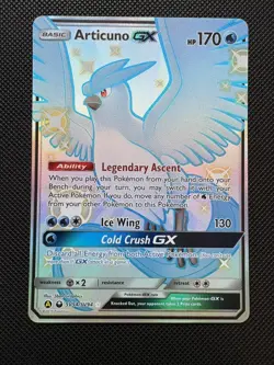 Articuno GX SV54/SV94 Hidden Fates Shiny Vault Pokemon Card - Image 1