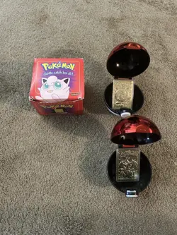 Vintage Pokemon 2 Jigglypuff & Charizard Gold Plated Trading Cards Lot of 3 BK - Image 2