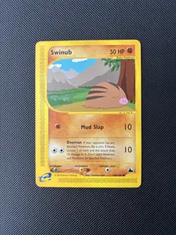 Pokemon Card Skyridge Swinub 108/144 E Series Pokemon TCG - Image 1
