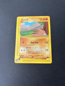 Pokemon Card Skyridge Swinub 108/144 E Series Pokemon TCG - Image 3