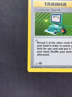 Pokemon Cards: Base Set 1st Edition Rare: Computer Search 71/102 - Image 5