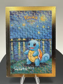 Squirtle 7 Gold Holo Non-TCG Safari 2.0 BOX HIT Textured Pokemon Card - Image 3