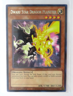 Yugioh Card Dwarf Star Dragon Planeter TOCH-EN034 1st Edition Rare NM - Image 1