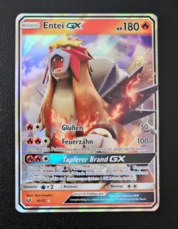 Pokemon Entei GX 10/73 Schimmernde Legenden deutsch Pokemon Card Karte NM - Image 1