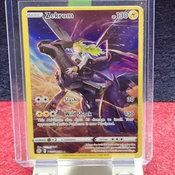 ZEKROM- BRILLIANT STARS: TG05/TG30 FULL ART RARE NM-M POKEMON CARD TCG FREE SHIP - Image 1