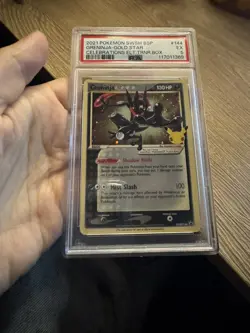 Greninja Gold Star SWSH144 Promo Pokemon Card Celebrations - Image 1