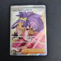 Pokemon Journey Together Iris's Fighting Spirit Ultra Rare Card NM 180/159 - Image 1