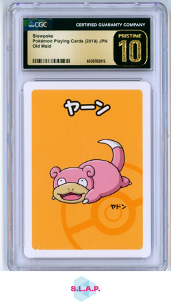 SLOWPOKE POKEMON PLAYING CARDS 2019 OLD MAID JAPANESE CGC PRISTINE 10 - Image 1