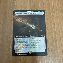 Anduril, Flame of the West, M 0786, NM Surge Foil, MTG LotR Lord Rings TCG Cards - Image 1