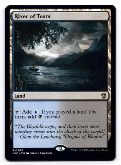 mtg magic River of Tears ENGLISH Riviere de larmes karlov - Image 1