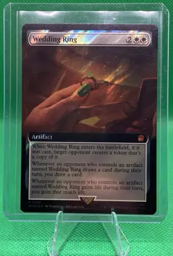 Wedding Ring (Extended Art) (Surge Foil) - Universes Beyond: Doctor Who MTG Card - Image 1