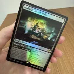 Midgar, City of Mako (Borderless) (FOIL) Final Fantasy Magic (mtg) 0286 - Image 1