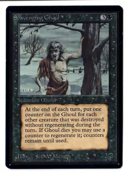 MTG Magic the Gathering Scavenging Ghoul Beta Edition EX Vintage - Image 1