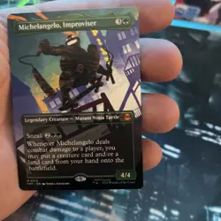 Michelangelo, Improviser (Borderless) Teenage Mutant Ninja Turtles Regular - Image 3