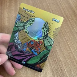 Traumatize - FOIL - 0015 - M - Borderless - Marvel's Spider-Man - MTG - NM/M - Image 1