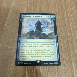 MTG Subjugate the Hobbits 426 Rare Foil Showcase Scrolls LTC Commander - Image 1