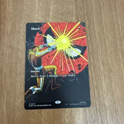 MTG Marvel Universe Eternal-Legal Shock Borderless 0027 NM Mythic - Image 1