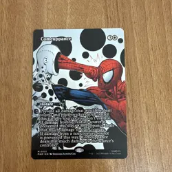 MTG Comeuppance 0001 (Borderless) [Marvels Spider-Man Near Mint] - Image 1